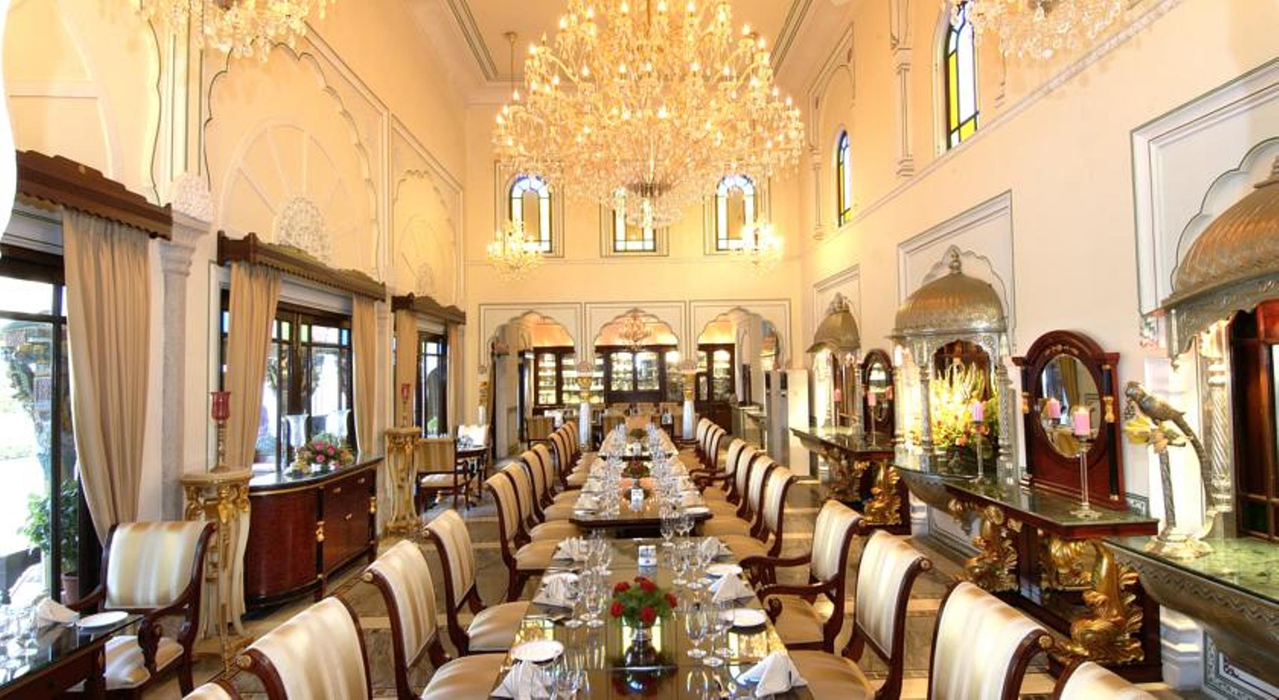 拉杰宫酒店（世界小型奢华酒店） 斋浦尔 餐厅 照片